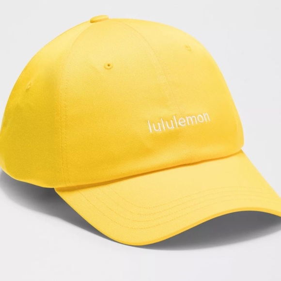 Lululemon Unisex Classic Ball Cap Maize Yellow/Wht NWT